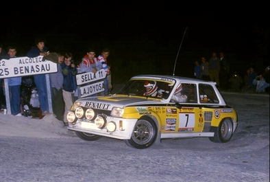 Carlos Sainz Cenamor - Antonio Boto
33º Rally RACE-Costa Blanca1985. Renault 5 Turbo TdC (VA-5060-I). Clasificado 5º.

Del 22 de Marzo al 24 de Marzo, Alicante.

Superficie: Asfalto con 410,00 km cronometrados.

Tomaron la salida 82 equipos, finalizaron 45.@
Palabras clave: ;Race;Renault;Turbo;1985;Grupo_B