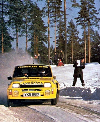 Lars-Erik Walfridsson - Lars Bäckman
35º Internacional Suecia Rally 1985. Renault 5 Turbo 