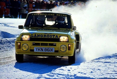Lars-Erik Walfridsson - Lars Bäckman
35º Internacional Suecia Rally 1985. Renault 5 Turbo 