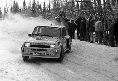 Lars-Erik Walfridsson - Lars Bäckman
35º Internacional Suecia Rally 1985. Renault 5 Turbo 