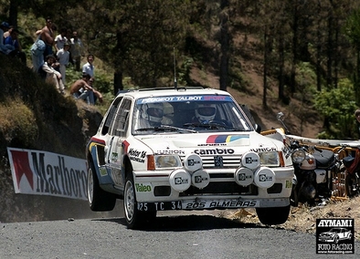 Bruno Saby - Jean-François Fauchille
9º Rallye El Corte Ingles 1985. Peugeot 205 Turbo 16 (25 TC 34). Abandonó por la presión de aceite en SS8.

Del 14 al 16 de Junio, Las Palmas, Islas Canarias, España.
Superficie: asfalto.

El Rally tení­a un total de 684.55 km, de los que 291 Km divididos en 19 tramos eran especiales.

Se inscribieron 91 equipos, salieron 79, finalizaron 44.

PHOTO Joan Aymamí
@
Palabras clave: ;Peugeot;turbo;Grupo_B;Corte_Ingles;Islas_Canarias;1985