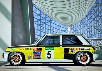 Renault 5 Turbo TdC
De Carlos Sainz - Antonio Boto
Creado por Héctor Mesones
Palabras clave: Renault;Turbo;Dibujos;Grupo_B;1985;Mundo_Rally_Retro