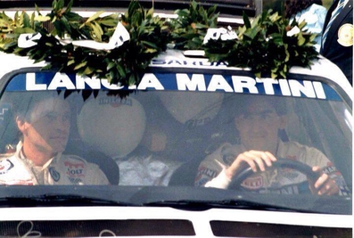 Henri Toivonen - Sergio Cresto
9º Rally Costa Smeralda 1986. Lancia Delta S4 (A6 37614). Clasificado 1º.

Del 16 al 18 de Abril, Porto cervo, norte de Cerdeña, Italia.

Superficie: tierra.
El Rally constaba de 546.00 Km cronometrados divididos en 35 tramos especiales.

Tomaron la salida 79 equipos, finalizaron 32.@
Palabras clave: Henri_Toivonen;Sergio_Cresto;Lancia;Delta;Grupo_B;Smeralda;1986;Personajes;Costa_Esmeralda