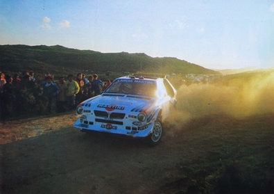 Henri Toivonen - Sergio Cresto
9º Rally Costa Smeralda 1986. Lancia Delta S4 (A6 37614). Clasificado 1º.
Martini Lancia

Del 16 al 18 de Abril, Porto cervo, norte de Cerdeña, Italia.
Superficie: tierra.

El Rally constaba de 546.00 Km cronometrados divididos en 35 tramos especiales.

Tomaron la salida 79 equipos, finalizaron 32.@
Palabras clave: Henri_Toivonen;Sergio_Cresto;Lancia;Delta;Costa_Smeralda;1986;Grupo_B;Esmeralda