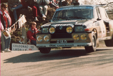 François Chatriot - Michel Périn
7º Rallye des Garrigues - Languedoc-Roussillon 1986. Renault 5 Maxiturbo (27 FJE 75). Clasificado 1º.

Del 3 al 6 de Abril, Nimes, Francia
Superficie: asfalto

El Rally tenía un total de 501.90 km cronometrados divididos en 20 tramos especiales.

Tomaron la salida 102 equipos, finalizaron 44.@
Palabras clave: ;Renault;Maxiturbo;Grupo_B;Garrigues;1986