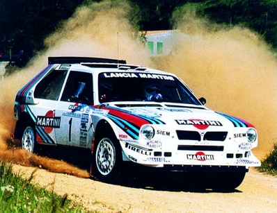 Henri Toivonen - Sergio Cresto
9º Rally Costa Smeralda 1986. Lancia Delta S4 (A6 37614). Clasificado 1º.
Martini Lancia

Del 16 al 18 de Abril, Porto cervo, norte de Cerdeña, Italia.
Superficie: tierra.

El Rally constaba de 546.00 Km cronometrados divididos en 35 tramos especiales.

Tomaron la salida 79 equipos, finalizaron 32.@
Palabras clave: Henri_Toivonen;Lancia;Delta;Costa_Esmeralda;1986;Grupo_B;Smeralda