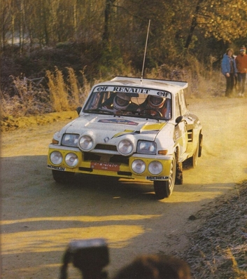 Carlos Sainz Cenamor - Antonio Boto
34º Rally Costa Brava 1986. Renault 5 Maxiturbo (2-M-4747-P). Clasificado 2º.
Foto en el tramo: Lloret Verd.

Del 21 al 23 de Febrero, Lloret de Mar, Girona, Catalunya, España.
Superficie: asfalto - tierra.

El Rally tenia un total de 1293.91 Km de los que 557.07 Km divididos en 29 tramos eran especiales.

Se inscribieron 110 equipos, tomaron la salida 94, finalizaron 30.@
Palabras clave: ;Renault;Maxiturbo;grupo_B;Costa_Brava;1986