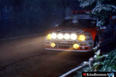 Antonio Zanini Sans - Josep Autet
23º Rally Principe de Asturias 1986. Ford RS200 (2-M-5557-P). Clasificado 3º.
Marlboro Rally Team

Del 19 al 21 de Septiembre, Oviedo, España.
Superficie: asfalto.

El Rally tenia un total de 293.70 km cronometrados divididos en 24 tramos especiales.

Tomaron la salida 57 equipos, finalizaron 34.

@ Quique Quintana
@
Palabras clave: Ford;RS200;Grupo_B;Asturias;1986