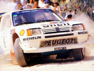 Bruno Saby - Jean-François Fauchille
33º Acropolis Rally 1986. Peugeot 205 Turbo 16 E2 (290 FPF 75). Clasificado 3º.
Peugeot Talbot Sport

Del 2 al 4 de Junio, Atenas, Grecia.
Superficie: tierra.

El Rally tení­a un total de 1890.00 km de los que 572.13 km divididos en 46 tramos eran especiales (8 de ellas fueron cancelados SS8, SS9, SS10, SS14, SS16, SS21, SS36 y SS45)

Tomaron la salida 101 equipos, finalizaron 34.@
Palabras clave: Peugeot;Turbo;Grupo_B;Acropolis;Grecia;1986