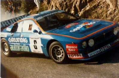 Bernard Darniche - Alain Mahé
29º Criterium des Cévennes 1986. Lancia Rally 037 (TO W67788) Abandonó por pinchazos.

Del 8 al 9 de Noviembre, Montpellier, Francia.
Superficie: asfalto con un total de 277.90 km divididos en 17 tramos cronometrados.
(Uno de ellos fue cancelado SS4 Le Vigan - St-Bresson de 14.30 km)

Tomaron la salida 198 equipos, finalizaron 87.@
Palabras clave: ;Lancia;Rally;Grupo_B;1986