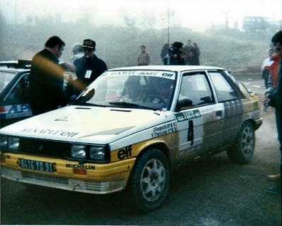 Jean Ragnotti - Pierre Thimonier
21º Rallye de Portugal Vinho do Porto 1987. Renault 11 Turbo (8416 YD 91). Clasificado 2º.

Del 11 al 14 de Marzo, Estoril, Cascais, Lisboa, Portugal.
Superficie: asfalto - tierra.

El Rally tenia un total de 2,088.23 Km de los que 603.50 Km divididos en 37 tramos, eran especiales.

Tomaron la salida 94 equipos, finalizaron 36.@
Palabras clave: ;Renault;Turbo;Portugal;1987