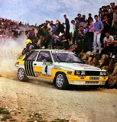 Jean Ragnotti - Pierre Thimonier
21º Rallye de Portugal Vinho do Porto 1987. Renault 11 Turbo (8416 YD 91). Clasificado 2º.

Del 11 al 14 de Marzo, Estoril, Cascais, Lisboa, Portugal.
Superficie: asfalto - tierra.

El Rally tenia un total de 2,088.23 Km de los que 603.50 Km divididos en 37 tramos, eran especiales.

Tomaron la salida 94 equipos, finalizaron 36.@
Palabras clave: ;Renault;Turbo;Portugal;1987