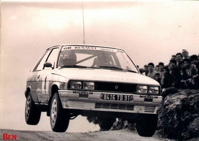 Jean Ragnotti - Pierre Thimonier
21º Rallye de Portugal Vinho do Porto 1987. Renault 11 Turbo (8416 YD 91). Clasificado 2º.

Del 11 al 14 de Marzo, Estoril, Cascais, Lisboa, Portugal.
Superficie: asfalto - tierra.

El Rally tenia un total de 2,088.23 Km de los que 603.50 Km divididos en 37 tramos, eran especiales.

Tomaron la salida 94 equipos, finalizaron 36.@
Palabras clave: ;Renault;Turbo;Portugal;1987;