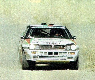 Alessandro (Alex) Fiorio - Luigi Pirollo
9º Rally Argentina 1989. Lancia Delta Integrale. Clasificado 2º.

Del 1 al 5 de Agosto, Buenos Aires - Cordoba, Argentina.
Superficie: tierra.

El Rally tenia un total de 2.119.44 km de los que 598,57 Km divididos en 30 tramos eran especiales.

Se inscribieron 77 equipos, tomaron la salida 77, finalizaron 33.@
Palabras clave: ;Lancia;Delta;Integrale;Argentina;1989