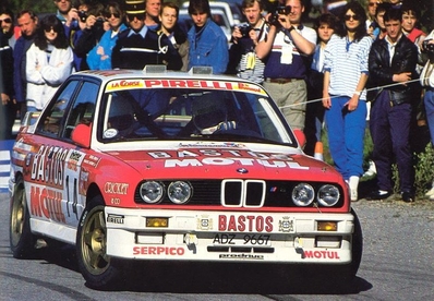 François Chatriot - Michel Périn
33º Tour de Corse - Rallye de France 1989. BMW M3 (ADZ 9667). Clasificado 2º.

Del 23 al 26 de Abril, Ajaccio, Córcega, Francia.
Superficie: asfalto.

El Rally tenia un total de 1439.85 km de los que 628.71 km divididos en 33 tramos eran especiales.

Se inscribieron 85 equipos, tomaron la salida 79, finalizaron 39.@
Palabras clave: ;BMW;M3;Corcega;Corse;1989