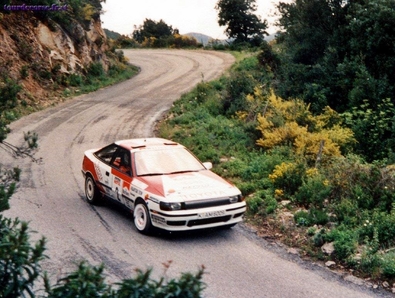 Juha Kankkunen - Juha Piironen
33º Tour de Corse - Rallye de France 1989. Toyota Celica GT-4 -ST165- (K-AM 6009). Clasificado 3º.

Del 23 al 26 de Abril, Ajaccio, Córcega, Francia.
Superficie: asfalto.

El Rally tenia un total de 1439.85 km de los que 628.71 km divididos en 33 tramos eran especiales.

Se inscribieron 85 equipos, tomaron la salida 79, finalizaron 39.@
Palabras clave: ;Juha_Piironen;Corse;Corcega;Toyota;Celica;ST165;1989
