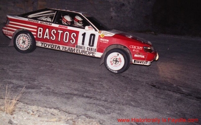 Patrick Snijers - Dany Colebunders
57º Rallye Automobile de Monte-Carlo 1989. Toyota Celica GT-Four 