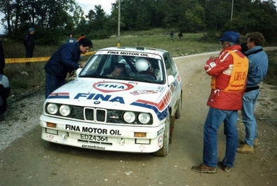 Marc Duez - Alain Lopes
31º Rallye Sanremo - Rallye d'Italia 1989. BMW M3 E30 (EDZ 4364). Clasificado 7º.

Del 8 al 12 de Octubre, Sanremo, Liguria, Imperia, Italia.
Superficie: asfalto - tierra.

El Rally tenia un total de 2086.19 km de los que 544.20 km divididos en 34 tramos eran especiales.

Tomaron la salida 107 equipos, finalizaron 34.@
Palabras clave: ;BMW;Sanremo;1989