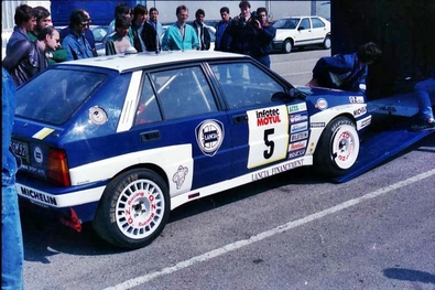 Bruno Saby - Daniel Grataloup
33º Tour de Corse - Rallye de France 1989. Lancia Delta Integrale (7627 SM 92). Abandonó por el embrague en SS17 Moriani Plage - Orsoni de 20.10 Km.

Del 23 al 26 de Abril, Ajaccio, Córcega, Francia.
Superficie: asfalto.

El Rally tenia un total de 1439.85 km de los que 628.71 km divididos en 33 tramos eran especiales.

Se inscribieron 85 equipos, tomaron la salida 79, finalizaron 39.@
Palabras clave: ;Lancia;Delta;Integrale;Corse;Corcega;1989