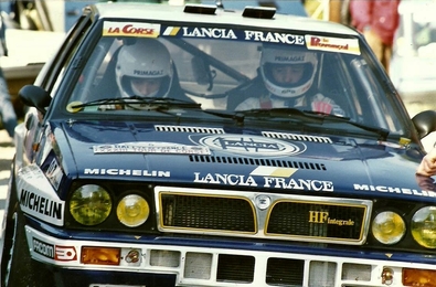 Bruno Saby - Daniel Grataloup
33º Tour de Corse - Rallye de France 1989. Lancia Delta Integrale (7627 SM 92). Abandonó por el embrague en SS17 Moriani Plage - Orsoni de 20.10 Km.

Del 23 al 26 de Abril, Ajaccio, Córcega, Francia.
Superficie: asfalto.

El Rally tenia un total de 1439.85 km de los que 628.71 km divididos en 33 tramos eran especiales.

Se inscribieron 85 equipos, tomaron la salida 79, finalizaron 39.@
Palabras clave: ;Lancia;Delta;Integrale;Corse;Corcega;1989