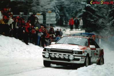 Carlos Sainz Cenamor - Luis Moya
57º Rallye Automobile de Monte-Carlo 1989. Toyota Celica GT-Four 