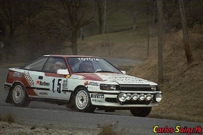 Carlos Sainz Cenamor - Luis Moya
57º Rallye Automobile de Monte-Carlo 1989. Toyota Celica GT-Four 