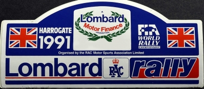 47º Lombard RAC Rally 1991
Prueba 14 de 14

Del 24 al 28 de Noviembre, Harrogate, Yorkshire, Inglaterra.
Superficie: tierra.

El Rally tenia un total de 2355.31 Km de los que 565,51 Km divididos en 37 tramos eran especiales.

Se inscribieron 160 equipos, tomaron la salida 151, finalizaron 82.@
Palabras clave: Placas;Gran_Bretaña;RAC_Rally;Lombard;1991