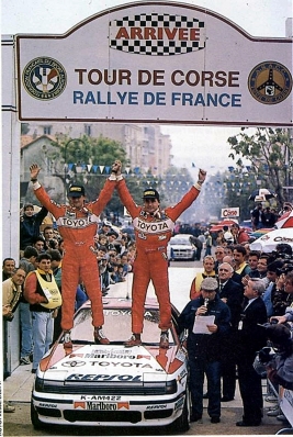 Carlos Sainz Cenamor - Luís Rodríguez Moya
35º Tour de Corse - Rallye de France 1991. Toyota Celica GT-4 