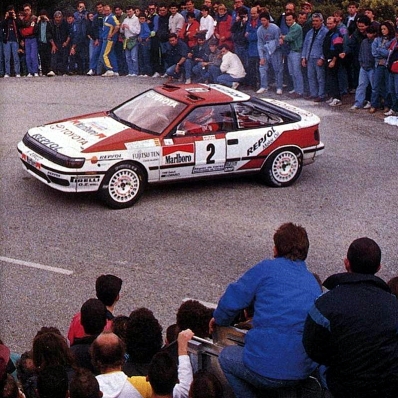 Carlos Sainz Cenamor - Luís Rodríguez Moya
35º Tour de Corse - Rallye de France 1991. Toyota Celica GT-4 