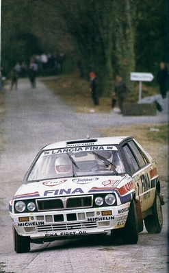 Didier Auriol - Bernard Occelli
25º Rallye de Portugal - Vinho do Porto 1991. Lancia Delta Integrale 16V (TO 11980R). Clasificado 2º.
Jolly Club

Del 5 al 9 de Marzo, Portugal.
Superficie: asfalto - tierra.

El Rally tenia un total de 2041.26 Km de los que 564.20 Km divididos en 38 tramos eran especiales (2 de ellos fueron cancelados SS2 Gradil de 9 Km y SS28 Viseu de 29.90 Km).

Se inscribieron 106 equipos, tomaron la salida 95, finalizaron 28.@
Palabras clave: Didier_Auriol;Lancia;Delta;Integrale;Portugal;1991