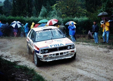 Dario Cerrato - Giuseppe Cerri
33º Rallye Sanremo - Rallye d'Italia 1991. Lancia Delta Integrale 16V (TO 76855R). Clasificado 3º.

Del 12 al 17 de Octubre, Sanremo, Ligúria, Imperia, Italia.
Superficie: asfalto - tierra.

El Rally tenia un total de 2185.96 km de los que 572.91 km divididos en 31 tramos eran especiales (uno de ellos fue cancelado SS5 Castiglione Garfagnana de 9.67 km).

Tomaron la salida 87 equipos, finalizaron 40.@
Palabras clave: ;Lancia;Delta;Integrale;Sanremo;1991