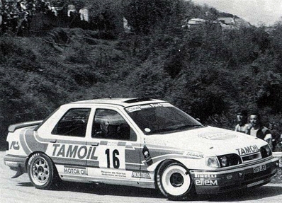 Gianfranco (Franco) Cunico - Stefano Evangelisti
35º Tour de Corse - Rallye de France 1991. Ford Sierra RS Cosworth 4x4 (H375 JEV). Clasificado 3º.

Del 28 de Abril al 1 de Mayo, Ajaccio, Córcega, Francia.
Superficie: asfalto.

El Rally tenia un total de 1384.51 km de los que 625.91 km divididos en 27 tramos eran especiales.

Tomaron la salida 101 equipos, finalizaron 43.@
Palabras clave: ;Ford;Sierra;Cosworth;Corse;Corcega;1991
