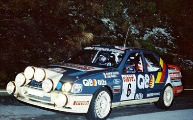 François Delecour - Anne-Chantal Pauwels
33º Rallye Sanremo - Rallye d'Italia 1991. Ford Sierra RS Cosworth 4x4 (H314 OEV). Clasificado 4º.

Del 12 al 17 de Octubre, Sanremo, Imperia, Liguria Italia.
Superficie: asfalto - tierra.

El Rally tenia un total de 2185.96 km de los que 572.91 divididos en 31 tramos, eran especiales.

Tomaron la salida 87 equipos, finalizaron 40.@
Palabras clave: ;Ford;Sierra;RS;Cosworth;Sanremo;1991
