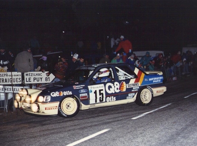 Malcolm Wilson - Nicky Grist
59º Rallye Automobile de Monte-Carlo 1991. Ford Sierra RS Cosworth 4x4 (H319 MTW). Clasificado 7º.

Del 24 al 30 de Enero, Monte-Carlo.
Superficie: asfalto - nieve.

El Rally tenia un total de 3390.27 km de los que 628.64 km divididos en 27 tramos eran especiales.

Tomaron la salida 167 equipos, finalizaron 75.@
Palabras clave: ;Ford;Sierra;Cosworth;Montecarlo;1991