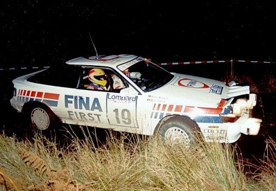 Marc Duez - Klaus Wicha
47º Lombard RAC Rally 1991. Toyota Celica GT-4 -ST165-(K-AM 8930). Clasificado 8º.

Del 24 al 28 de Noviembre, Harrogate, Yorkshire, Inglaterra.
Superficie: tierra.

El Rally tenia un total de 2355.31 Km de los que 565,51 Km divididos en 37 tramos eran especiales.

Se inscribieron 160 equipos, tomaron la salida 151, finalizaron 82.@
Palabras clave: ;Toyota;Celica;GT-4;ST165;Gran_Bretaña;RAC_Rally;Lombard;1991