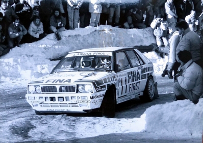 Yves Loubet - Jean-Paul Chiaroni
59º Rallye Automobile de Monte-Carlo 1991. Lancia Delta Integrale 16V. Clasificado 9º.

Del 24 al 30 de Enero, Monte-Carlo.
Superficie: asfalto - nieve.

El Rally tenia un total de 3390.27 km de los que 628.64 km divididos en 27 tramos eran especiales.

Tomaron la salida 167 equipos, finalizaron 75.@
Palabras clave: Yves_Loubet;Lancia;Delta;Integrale;Montecarlo;1991;Nieve