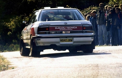 François Chatriot - Michel Perin
35º Tour de Corse - Rallye de France 1991. Subaru Legacy RS (H640 JBW). Clasificado 9º.

Del 28 de Abril al 1 de Mayo, Ajaccio, Córcega, Francia.
Superficie: asfalto.

El Rally tenia un total de 1384.51 km de los que 625.91 km divididos en 27 tramos eran especiales.

Tomaron la salida 101 equipos, finalizaron 43.@
Palabras clave: ;Subaru;Legacy;Corse;Corcega;1991