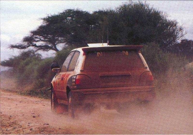 David Llewellin - Peter Diekmann
39º Martini Safari Rally Kenya 1991. Nissan Sunny GTI-R (H2 NME). Abandonó por accidente de tráfico durante TC10.
Nissan Motorsports Europe

Del 27 de Marzo al 1 de Abril, Nairobi, Kenya, África.
Superficie: tierra.

El Rally tenia un total de 4520.76 km con 79 controles horarios.

Tomaron la salida 57 equipos, finalizaron 27.@
Palabras clave: Nissan;Sunny;GT-R;Safari;1991