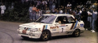 20º Rallye Príncipe de Asturias 1992. Peugeot 309 GTI 16V. Abandonó por motor.

Del 10 al 13 de Septiembre, Oviedo, Asturias, España.
Superficie: asfalto.

El Rallye tenía 257.63 km cronometrados divididos en 20 tramos especiales.

Tomaron la salida 47 equipos, finalizaron 29.@
Palabras clave: ;Peugeot;GTI;Oviedo;Asturias;Principe;1992