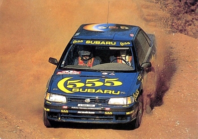 Colin McRae - Derek Ringer
27º Rallye de Portugal - Vinho do Porto 1993. Subaru Legacy RS (J555 STE). Clasificado 7º.

Del 3 al 6 de Marzo, Portugal.
Superficie: asfalto - tierra.

El Rally tenia un total de 2164.91 km de los que 576.13 km divididos en 38 tramos eran especiales (una de ellas fue cancelada SS10 Caramulo de 14.08 Km).

Se inscribieron 90 equipos, tomaron la salida 84, finalizaron 32.@
Palabras clave: ;Subaru;Legacy;RS;Portugal;1993