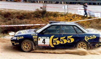 Colin McRae - Derek Ringer
27º Rallye de Portugal - Vinho do Porto 1993. Subaru Legacy RS (J555 STE). Clasificado 7º.

Del 3 al 6 de Marzo, Portugal.
Superficie: asfalto - tierra.

El Rally tenia un total de 2164.91 km de los que 576.13 km divididos en 38 tramos eran especiales (una de ellas fue cancelada SS10 Caramulo de 14.08 Km).

Se inscribieron 90 equipos, tomaron la salida 84, finalizaron 32.@
Palabras clave: ;Subaru;Legacy;RS;Portugal;1993