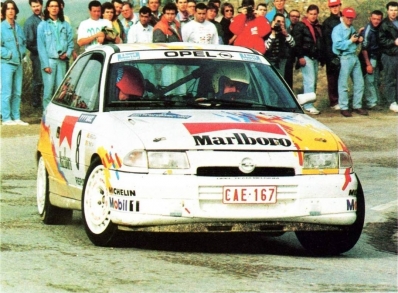 Bruno Thiry - Stephane Prevot
29º Rallye Catalunya - Costa Brava - Rallye de España 1993. Opel Astra GSi 16v (CAE 167). Clasificado 7º.

Del 1 al 4 de Noviembre, Lloret de Mar, Girona, Catalunya, España.
Superficie: asfalto.

El Rally tenia un total de 1750.85 km de los que 513.60 km divididos en 29 tramos eran especiales.

Se inscribieron 100 equipos, tomaron la salida 95, finalizaron 39.@
Palabras clave: Bruno_Thiry;Opel;Astra;GSi;Catalunya;Costa_Brava;1993;Spain;ESpaña