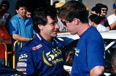 41º  Acropolis Rally 1994
Carlos Sainz y Colin McRae (Start).
Equipo 555 Subaru WRT
#3 Sainz Subaru Impreza 555 (L555 REP). Clasificado 1º.
#7 McRae Subaru Impreza 555 (L555 BAT). Abandonó por exclusión después del primer tramo de la 3ª etapa, SS23 Karavidia 2 de 10.38 km.

Del 29 al 31 de Mayo, Grecia.
Superficie: tierra. 
El Rally tenia un total de 1,448.40 Km de los que 503.53 Km divididos en 33 tramos, eran especiales.
Se inscribieron 88 equipos, tomaron la salida 88, finalizaron 36@@
Palabras clave: ;Personajes;Acropolis;Grecia;1994