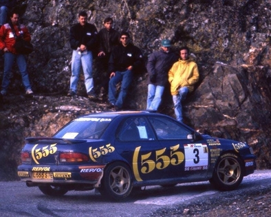 Carlos Sainz Cenamor - Luís Rodríguez Moya
28º TAP Rallye de Portugal 1994. Subaru Impreza 555 (L 555 STE). Clasificado 4º.

Del 1 al 4 de Marzo, Estoril.
Superficie: asfalto - tierra.

El Rally tenia un total de 2.214.81 Km de los que 571.82 Km divididos en 36 tramos eran especiales.

Se inscribieron 97 equipos, tomaron la salida 89, finalizaron 34.@
Palabras clave: ;Luis_Moya;Subaru;Impreza;Portugal;1994