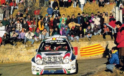 Carlos Sainz Cenamor - Luí­s Moya
66º Rallye Automobile de Monte-Carlo 1998. Toyota Corolla WRC (K-AM 307). Clasificado 1º.

Del 19 al 21 de Enero, Monte-Carlo.
Superficie: asfalto - nieve.

El Rally tenia un total de 1454.53 km de los que 359.19 km divididos en 18 tramos eran especiales.

Tomaron la salida 106 equipos, finalizaron 60.@
Palabras clave: ;Luis_Moya;Toyota;Corolla;WRC;Montecarlo;1998
