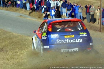 Markko Martin -  Michael Park
70º Rallye Automobile de Monte-Carlo 2002. Ford Focus WRC 02 (X7 FMC). Clasificado 12º.

Del 18 al 20 de Enero, Monaco.
Superficie: asfalto - nieve.

El Rally tenia un total de 1424.55 km km de los que 396.78 km divididos en 15 tramos eran especiales, (una de ellas fue cancelada SS2 Sisteron - Thoard 1 de 36.73 Km).

Se inscribieron 55 equipos, tomaron la salida 54, finalizaron 26.@
Palabras clave: Markko_Martin;Ford;Focus;WRC;Montecarlo;2002