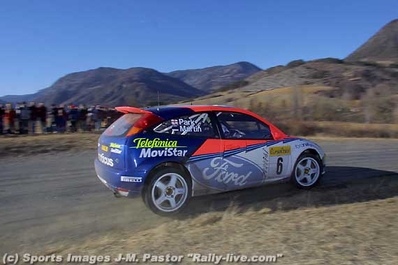 Markko Martin -  Michael Park
70º Rallye Automobile de Monte-Carlo 2002. Ford Focus WRC 02 (X7 FMC). Clasificado 12º.

Del 18 al 20 de Enero, Monaco.
Superficie: asfalto - nieve.

El Rally tenia un total de 1424.55 km km de los que 396.78 km divididos en 15 tramos eran especiales, (una de ellas fue cancelada SS2 Sisteron - Thoard 1 de 36.73 Km).

Se inscribieron 55 equipos, tomaron la salida 54, finalizaron 26.@
Palabras clave: Markko_Martin;Ford;Focus;WRC;Montecarlo;2002