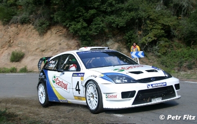Markko Märtin - Michael Park
39º Rallye Catalunya - Costa Brava - Rallye de España 2003. Ford Focus RS WRC '03 (EK52 NWN). Clasificado 3º.

Del 24 al 26 de Octubre, Lloret de Mar, Girona, Catalunya, España.
Superficie: asfalto.

El Rally tenia un total de 1553.72 Km de los que 381.18 Km divididos en 22 tramos eran especiales.

Se inscribieron 49 equipos, tomaron la salida 47, finalizaron 33.

© Petr Fitz
@@
Palabras clave: Markko_Martin