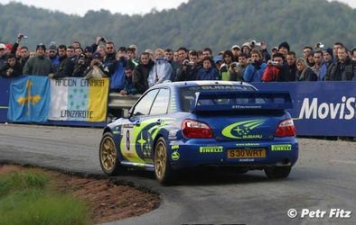 Tommi Mäkinen - Kaj Lindstrom
39º Rallye Catalunya - Costa Brava - Rallye de España 2003. Subaru Impreza S9 WRC '03 (S30 WRT). Clasificado 8º.

Del 24 al 26 de Octubre, Lloret de Mar, Girona, Catalunya, España.
Superficie: asfalto.

El Rally tenia un total de 1553.72 Km de los que 381.18 Km divididos en 22 tramos eran especiales.

Se inscribieron 49 equipos, tomaron la salida 47, finalizaron 33.

© Petr Fitz
@@
Palabras clave: ;Subaru;Impreza;WRC;Catalunya;2003;Spain