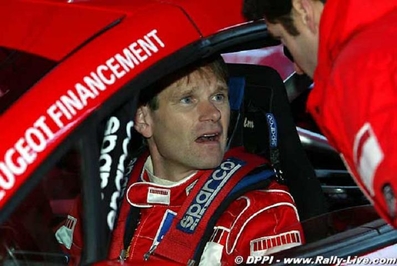 Marcus Grönholm
73º Rallye Automobile de Monte-Carlo 2005. Peugeot 307 WRC (962 PRV 75). Clasificado 5º.
Marlboro Peugeot Total

Del 21 al 23 de Enero, Mónaco
Superficie: asfalto - nieve.

El Rally tenis un total de 1360.13 km de los que 353.07 km divididos en 15 tramos eran especiales.

Tomaron la salida 34 equipos, finalizaron 24.@
Palabras clave: Peugeot;WRC;Montecarlo;2005;Personajes